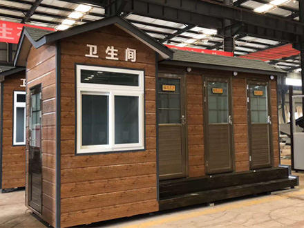 金屬雕花板廁所03